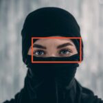 Image showing face detection for a subject wearing a niqab