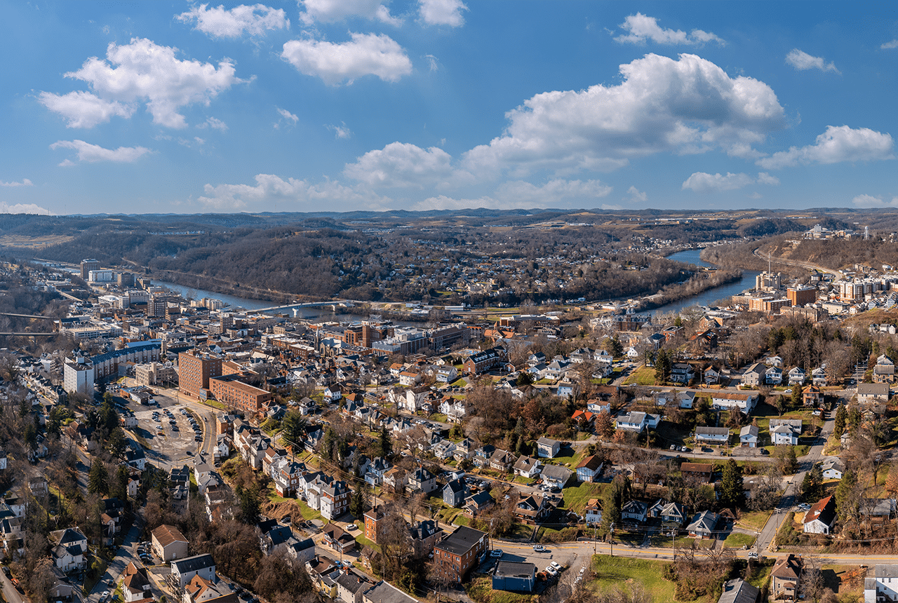 Panoramic view of the city